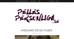Desktop Screenshot of pellespersonliga.se