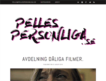 Tablet Screenshot of pellespersonliga.se
